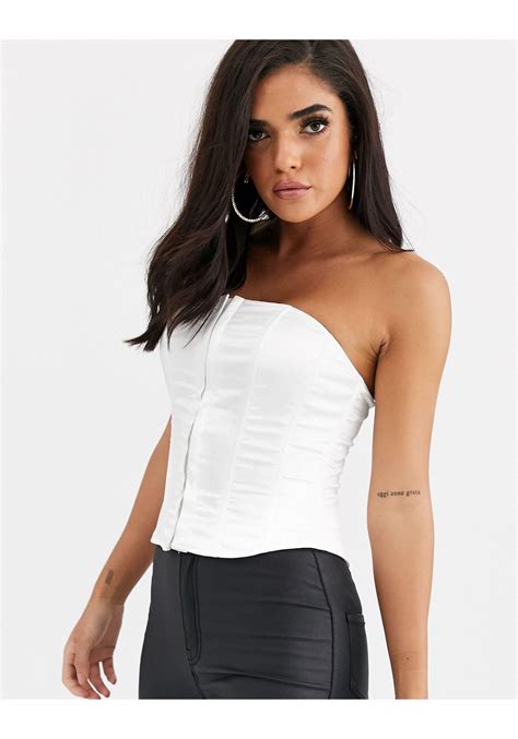 bandeau corset top